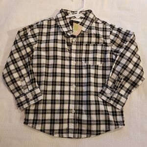 Crazy 8 boys 3T button down shirt NWT